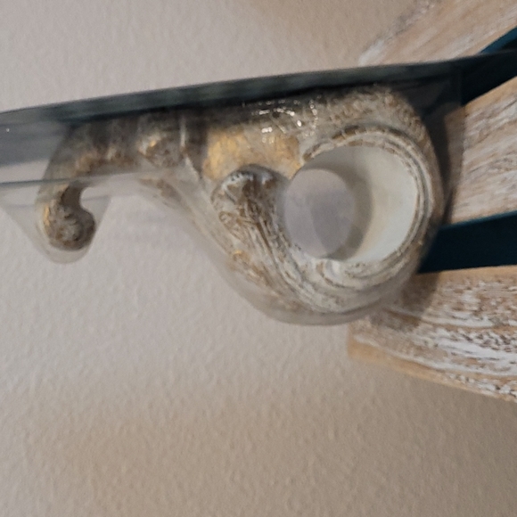 Curtain Rod drapery Bracket Gold/white - Picture 3 of 8